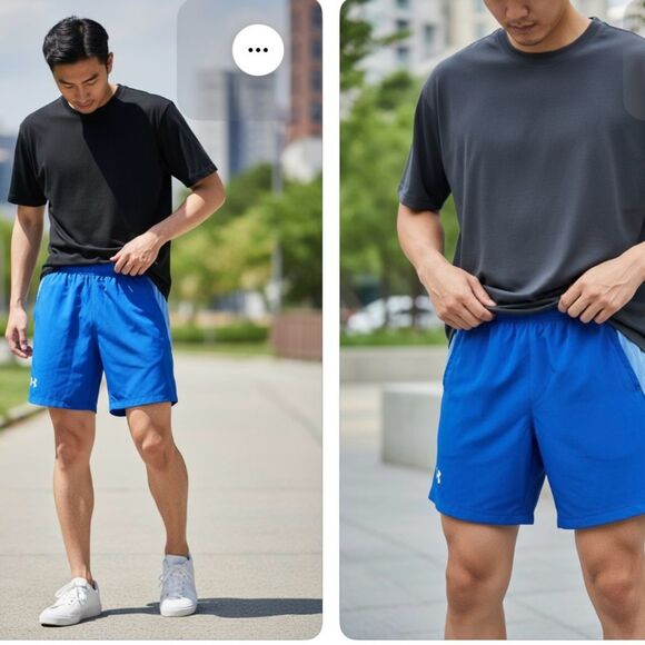 Under Armour Blue Unisex Training Shorts – Men’s Medium / Women’s - Picture 7 of 17